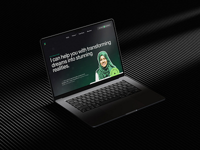 Personal Portfolio Landing Page Template branding clean design landing page minimal personal portfolio personal website portfolio website ui ux website