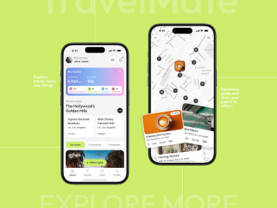 TravelMate – Tourist App with AI Assistant ai ai assistant app app screen chatbot ui creative mobile app mobile mobile app mobile app design mobile app ui mobile dashboard tourism website tourist app travel agency website travel app travel dashboard travel landing page travel logo travel website trip