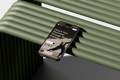 Modern Yoga App UI activity app design branding fitness app interface meditation mobile app promo sport wellness wellness website yoga yoga app ui ux design