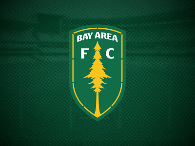 Bay Area FC afl australian rules football branding crest football footy graphic design logo oakland san francisco san jose tree