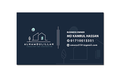 Business card design for construction farm branding business card business card design card design graphic design logo