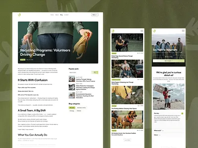 Helpmate - Framer tempalte for volunteer organizations article layout blog blog layout cms framer navigation responsive design sidebar template ui ux web design