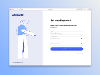 Set New Password app browser design figma illustration login material password react ui ux web