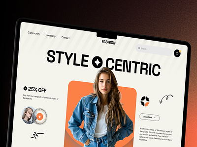 Fashion e-commerce website ui design e commerce e commerce website fashion marketplace fashion store fashion website herosection minimalist ui modern design modern slider online shop product product page shopping shopping website