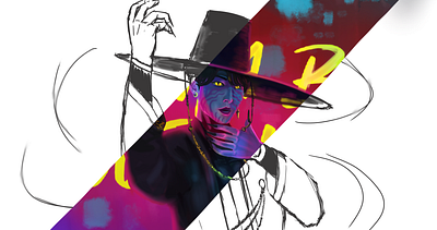 Jinu Digital Illustration | Kpop Demon Hunters Fanart artwork character design character illustration concept art digital art digital illustration graphic art graphic design graphic designer graphic illustration illustration