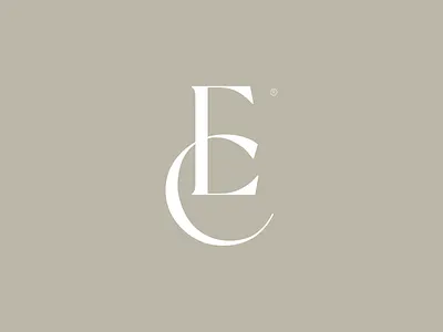 EC Logo Symbol beauty brand design brand guidelines brand identity branding fashion icon logo logo design logo mark logotype luxorious mark modern premium sophisticated symbol visual identity wordmark