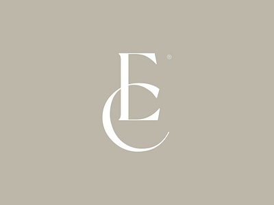 EC Logo Symbol beauty brand design brand guidelines brand identity branding fashion icon logo logo design logo mark logotype luxorious mark modern premium sophisticated symbol visual identity wordmark