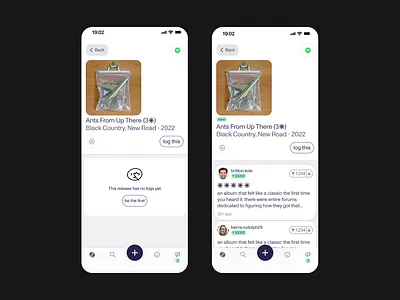 Factory.fm Album View app carl fairclough design factory.fm ios minimal product design ui