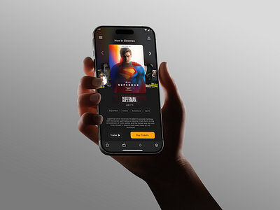 Cinema App Design app cinema concept design futuristic ui web design