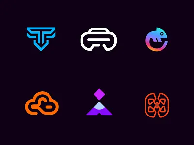 AI Logofolio for Tech Brands ai logo ai logo design ai tech logo brand mark branding design logo designer l logodesign logofolio logofolio2025 logos minimlaist logo startup startup brands startup company logo tech ai logo tech brands tech logo tech logo design