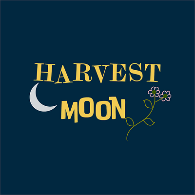 Harvest moon logo branding color design graphic design ill illustration logo