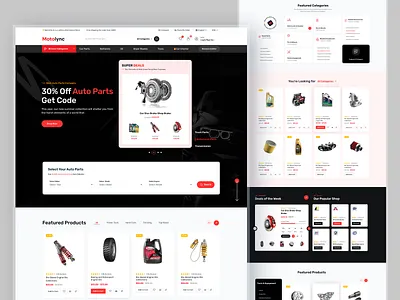 Auto Parts Shop Marketplace | eCommerce Website Design auto parts. shop automobile autoparts autostore car shop cart page check out ecommerce ecommercewebsite online auto parts website online store parts store partsstore shopify design shopping