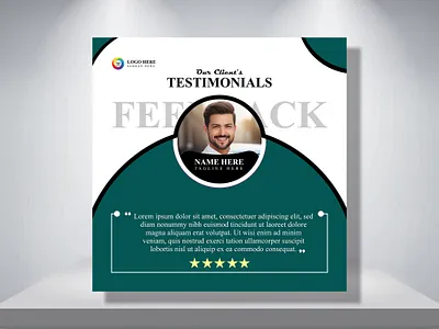 Professional Testimonial Design adobe illustrator brand identity branding design graphic design graphic designer illustration professional testimonial design testimonial design vector