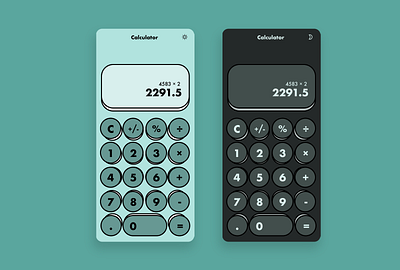 Day 004 — Calculator | 100 days UI challenge calculator design dailyui figma product design ui