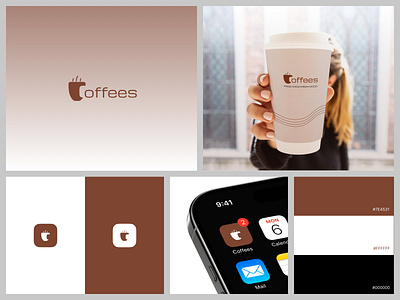 ☕ Coffees – Brand Identity Design branding coffeebrand logodesign minimaldesign packagingdesign