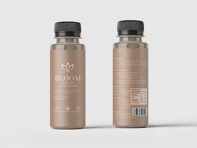 natural tonic label design beauty beauty product bottle label design branding doctor food industry healthcare herbal label design logo marketing design medicine design modern design organic design package package design print design product design tonic