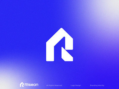 Riseon Logo abstract banking brand logo branding business credit geometry graphic design growth invest logo logo design logo type r logo riseon startup timeless logo trade