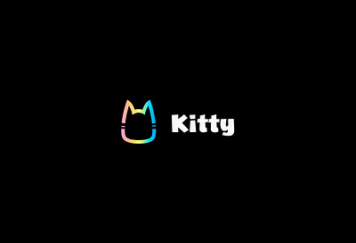 Modern minimalist Cat logo animal logo brand identity cat logo logo design logo mark minimalist logo modern logo pet logo print typography