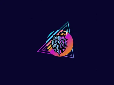 Hop Icon beer beer brand beer branding beer design branding craft beer hop hop icon icon logo logobrand