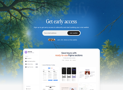 Get early access now - uiblockify.co button gallery contact copy to figma dashboard early access faq figma block figma landing figma website graphic design location page template pricing ready to use section saas testimonials ui uix uiblockiyf