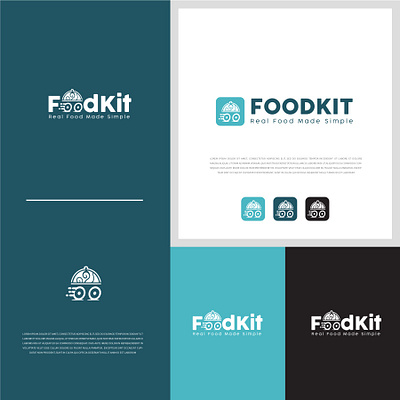 Clean, Fast & Fresh Branding for a Modern Food Service branding creative design foodkit foodstartupbranding foodtechbrand graphic design healthyeatingbrand logo logodesigner mealdeliverylogo modern modernlogodesign vector