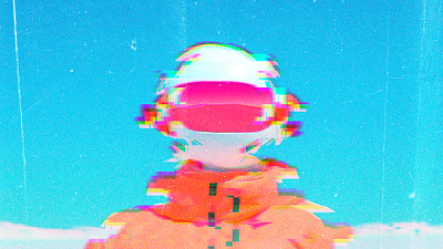 Glitch Photo Effect branding graphic design noise
