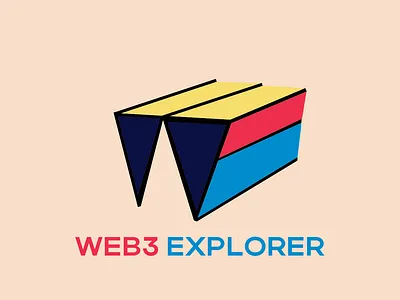 Web3 Explorer Logo- Dribble Rebound Challenge branding design dribble graphic design icon logo rebound challenge vector