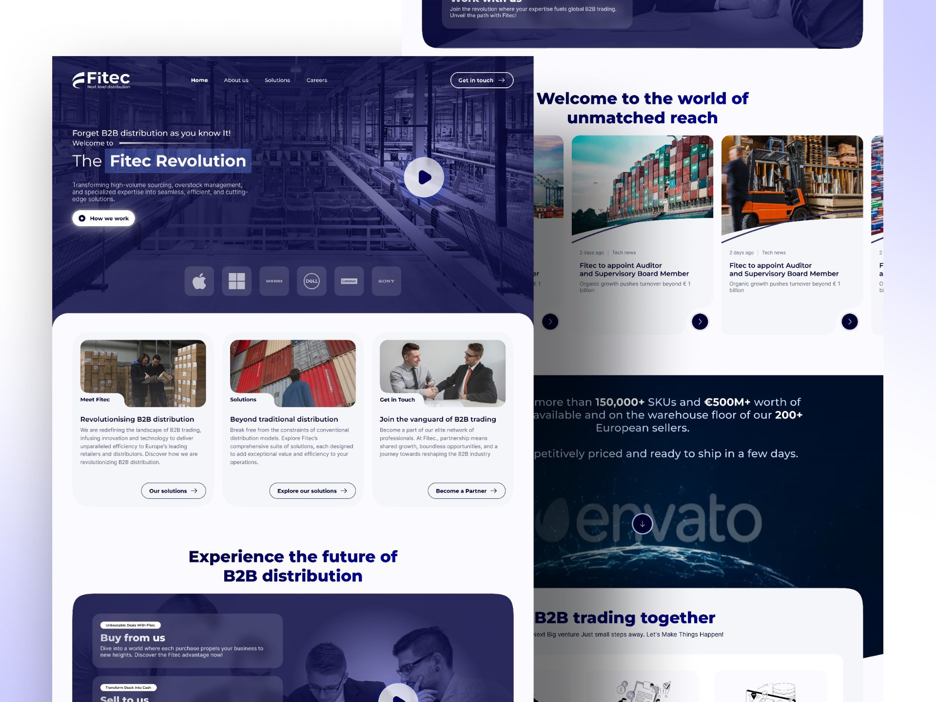 Fitec – Bold, Clean, Built to Scale b2bdesign branding graphic design qlarkstudio ui uxdesign