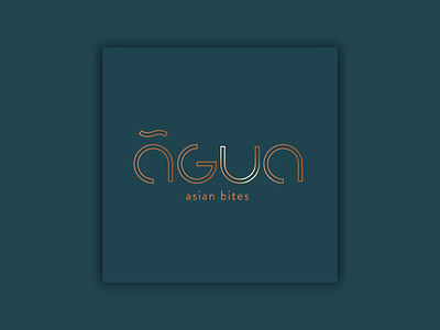 Logo Animation - Ãgua 3d animation app branding design graphic design illustration logo motion graphics typography ui ux vector