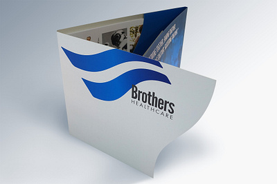 Brothers Healthcare Welcome Packet catalog design graphic design presentation folder print deisgn