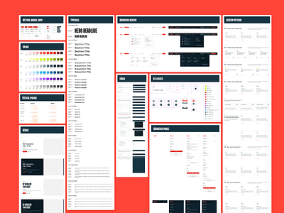 Redis UI toolkit branding component library design design sytem figma illustration sanity ui ux web design