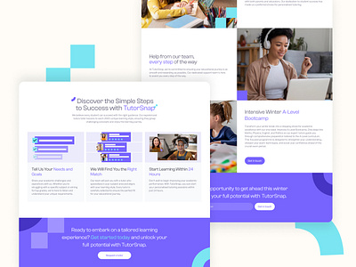 Online Education - Homepage education education platform education website educational homepage design landing page online learning saas startup students ui ui design uidesign uiux uxdesign webflow website