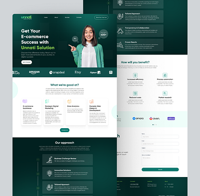 E-commerce Service Website Design dashboard figma figma design ui ui design ui designer user interface ux ux design ux designer visual design web app design web design web designer website website design website designer