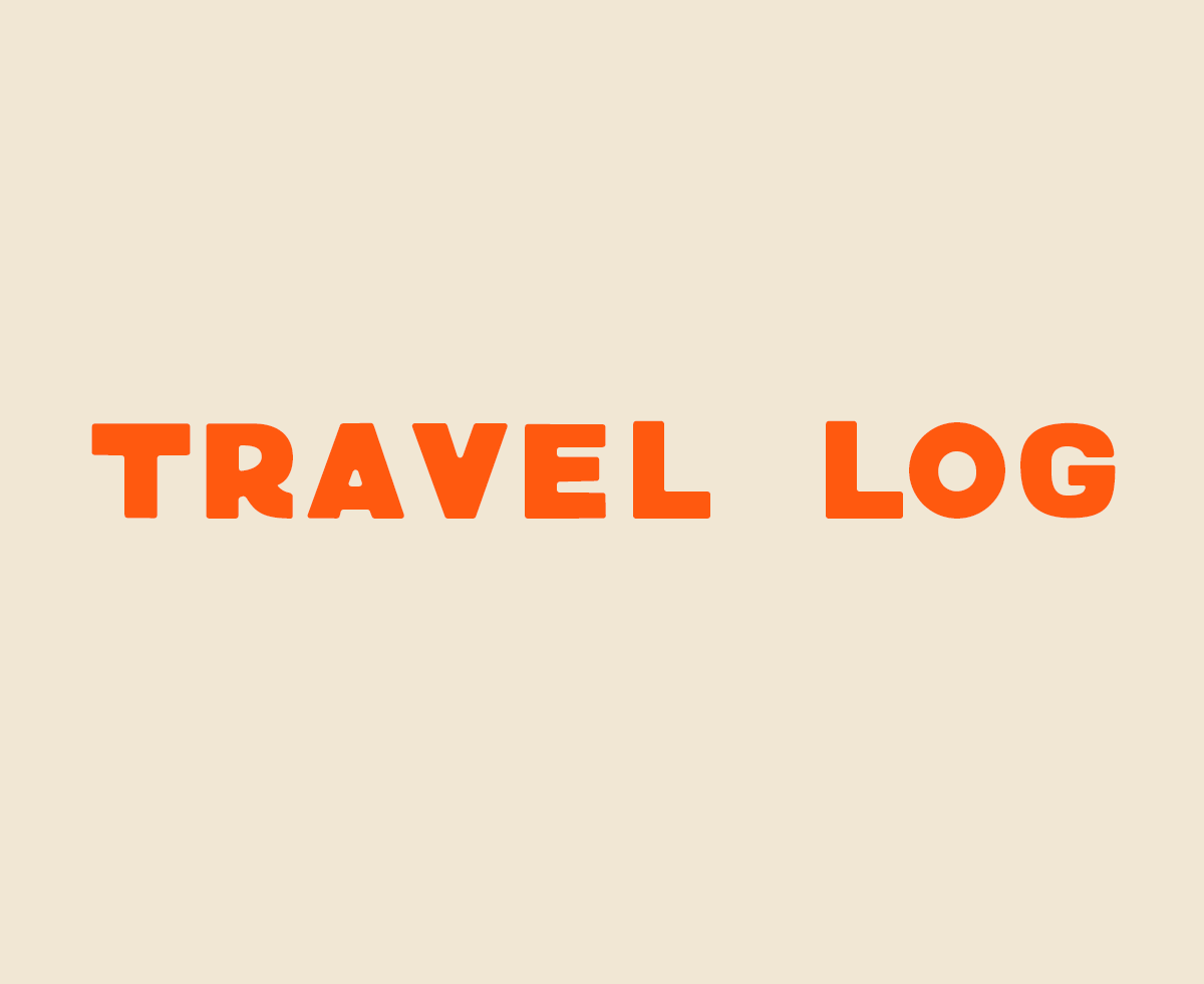 Travel Log animation branding explore graphic design passport sight seeing summer time off travel travel log trip type typography vacation