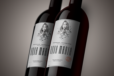 Packaging design | AQUA MARIA branding label design logo design packaging design