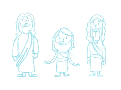 Jesus Exploration Sketches bible jesus jesus cartoon jesus christ kidmin kids cartoon kids church kids ministry kidsmin world creation