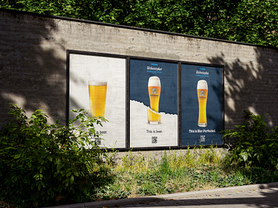 Weihenstephan Bill Snipping beer bill snipping graphic design poster street