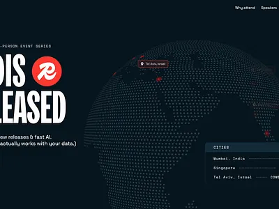 Redis Released web experience animation design graphic design rive ui ux web design