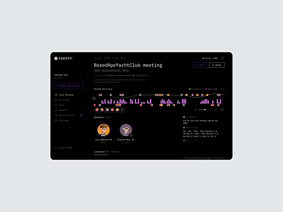 Animated Chatroom Activity animation branding crypto design graphic design illustration nft ui ux