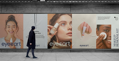 Eyecart brand identity clinical dtc branding ecommerce uiux eyecare eyewear branding eyewear ecommerce graphic design healthcare logo marketing optical design ui vision care design website design