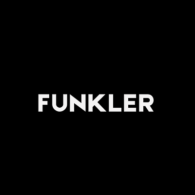 FUNKLER - Clothing Brand Logo branding graphic design logo