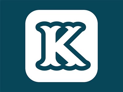 Kaleo app app icon branding browser design icon iphone k letter k logo mobile mobile app icon phone phone app ui