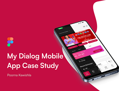 My Dialog mobile application UX improvement case study case study mobile app telecommunication ui ux wireframe