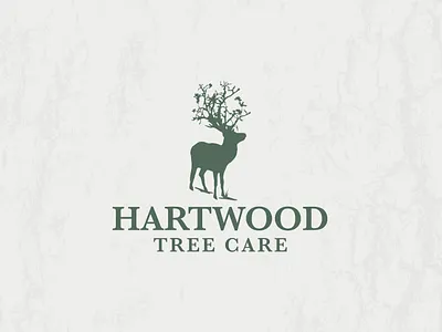 Hartwood Tree Care - Branding brand branding care deer design graphic design illustration indiana landscape landscaping logo tree