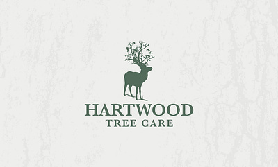 Hartwood Tree Care - Branding brand branding care deer design graphic design illustration indiana landscape landscaping logo tree