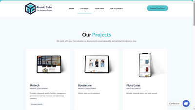 Software Development Company Website brand identity design ui ux web design
