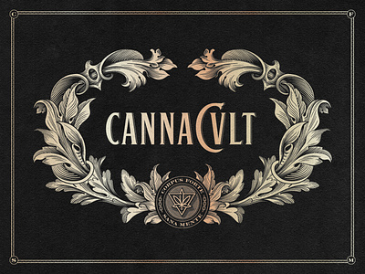 CannaCvlt apricot apricot creative studio branding cannibas cbd creative creative studio design hemp logo made by apricot