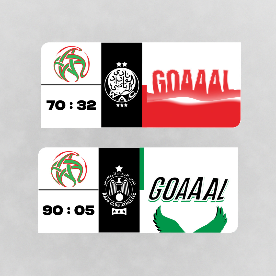 New Goal Animations For Botola Pro 2d animation 3d adobe after effects animation botolapro branding graphic design inwi logo motion graphics scoreboard smooth ui
