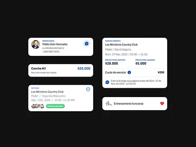 New cards black blue card card component green heart match info match info card new sport component sport fields sport ui ui ui component uiux user experience user interface users card ux