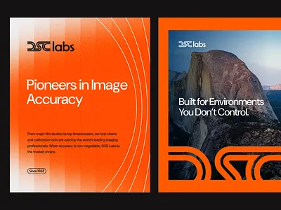 DSC Labs // Brand + Art Direction ad animation branding brodcast color iconography identity illustration live logo logomark minimal nature outdoors photography print stream video web wordmark